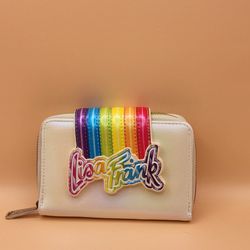 Loungefly Lisa Frank Rainbow Logo Zip Around Wallet * New W/O Tags*