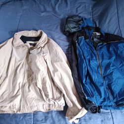 Men's Rain Jacket And Jacket 