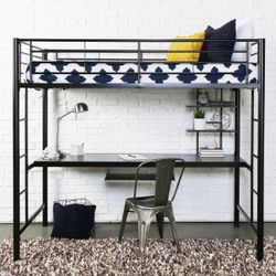 Sunset Twin Over Workstation Bunk Bed