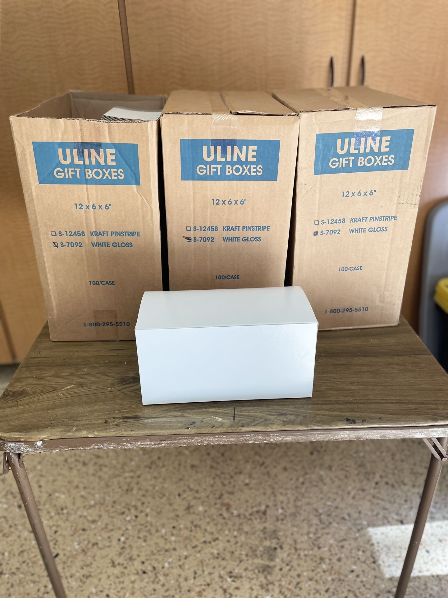 Uline Gift Boxes 12x6x6