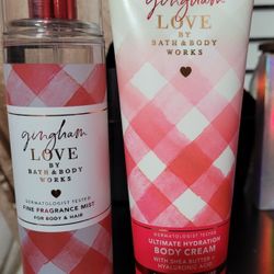 Bath Body Gingham Love 