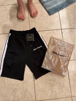 Black Palm Angel Track Shorts Size Medium