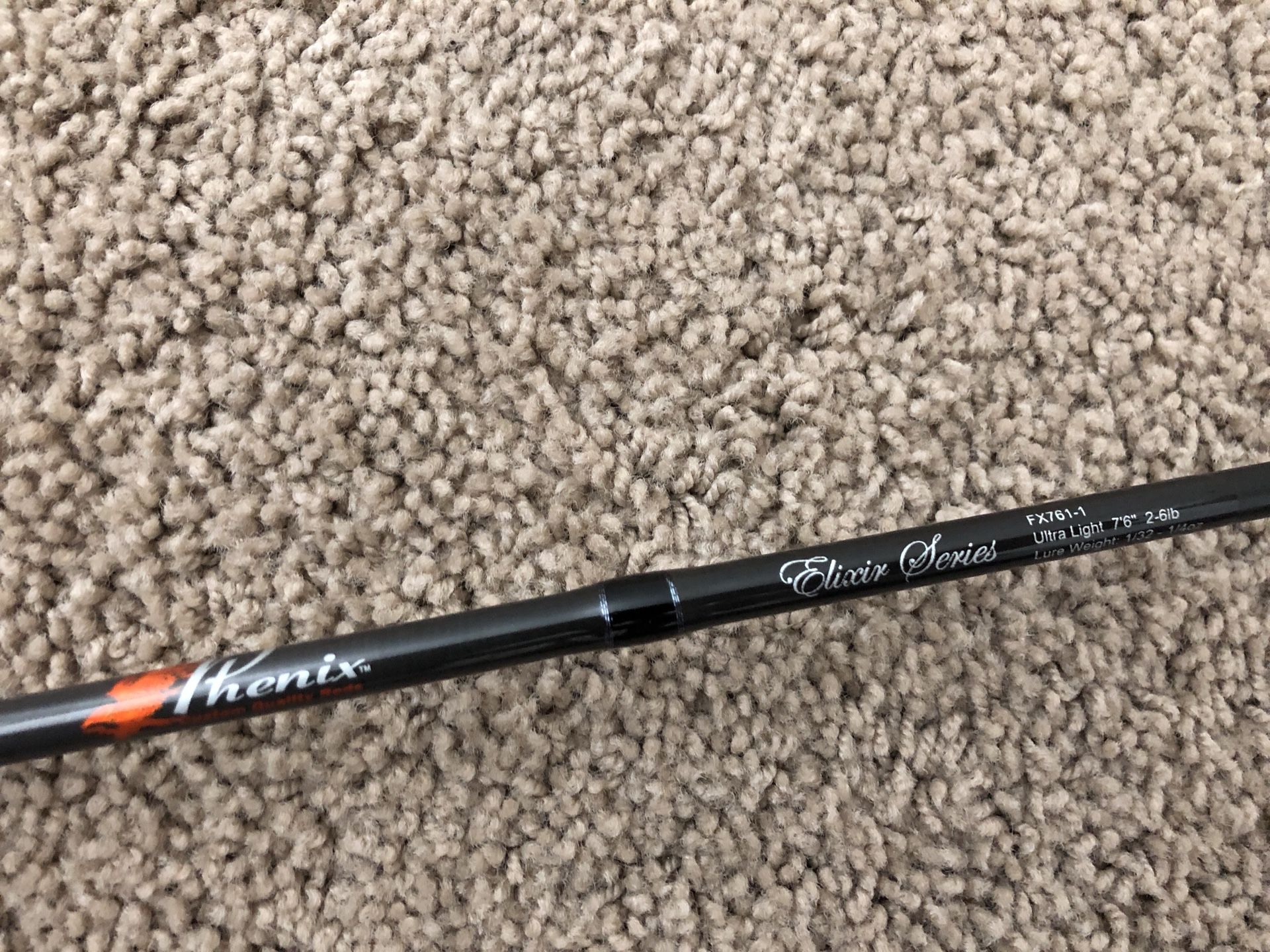 Phenix Elixir 7’6” Ultralight Spinning Rod for Sale in Riverbank, CA -  OfferUp