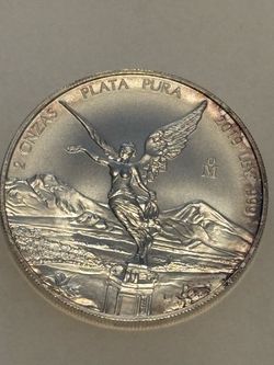 2019 MEXICO 2 OZ SILVER LIBERTAD .999