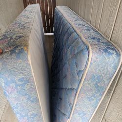 Old Mattress  And Box Spring