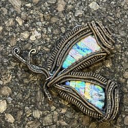 Butterfly Wirewrap Necklace