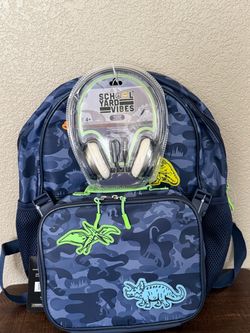 DINOSAUR HEADPHONE BACKPACK
