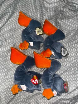 4x Beanie Babies Pelicans