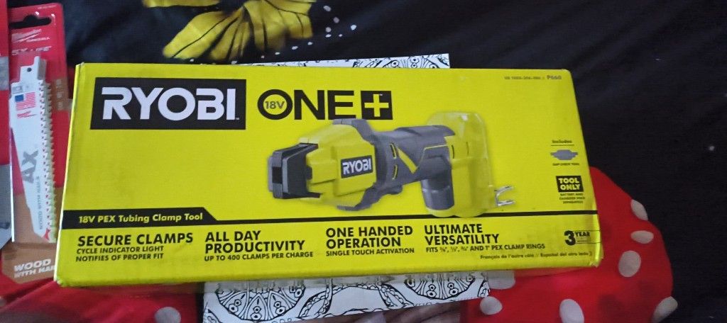 Ryobi One Plus Pex Tubing Clamp Tool
