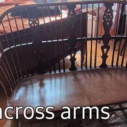 Vintage Winsdor Fiddleback Bench