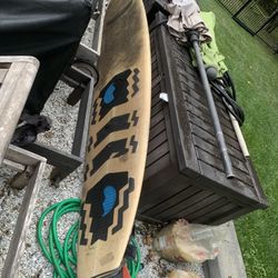 JB Saunders Long Surf Board