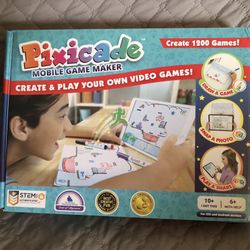 New Unopened Pixicade Mobile Game Maker 