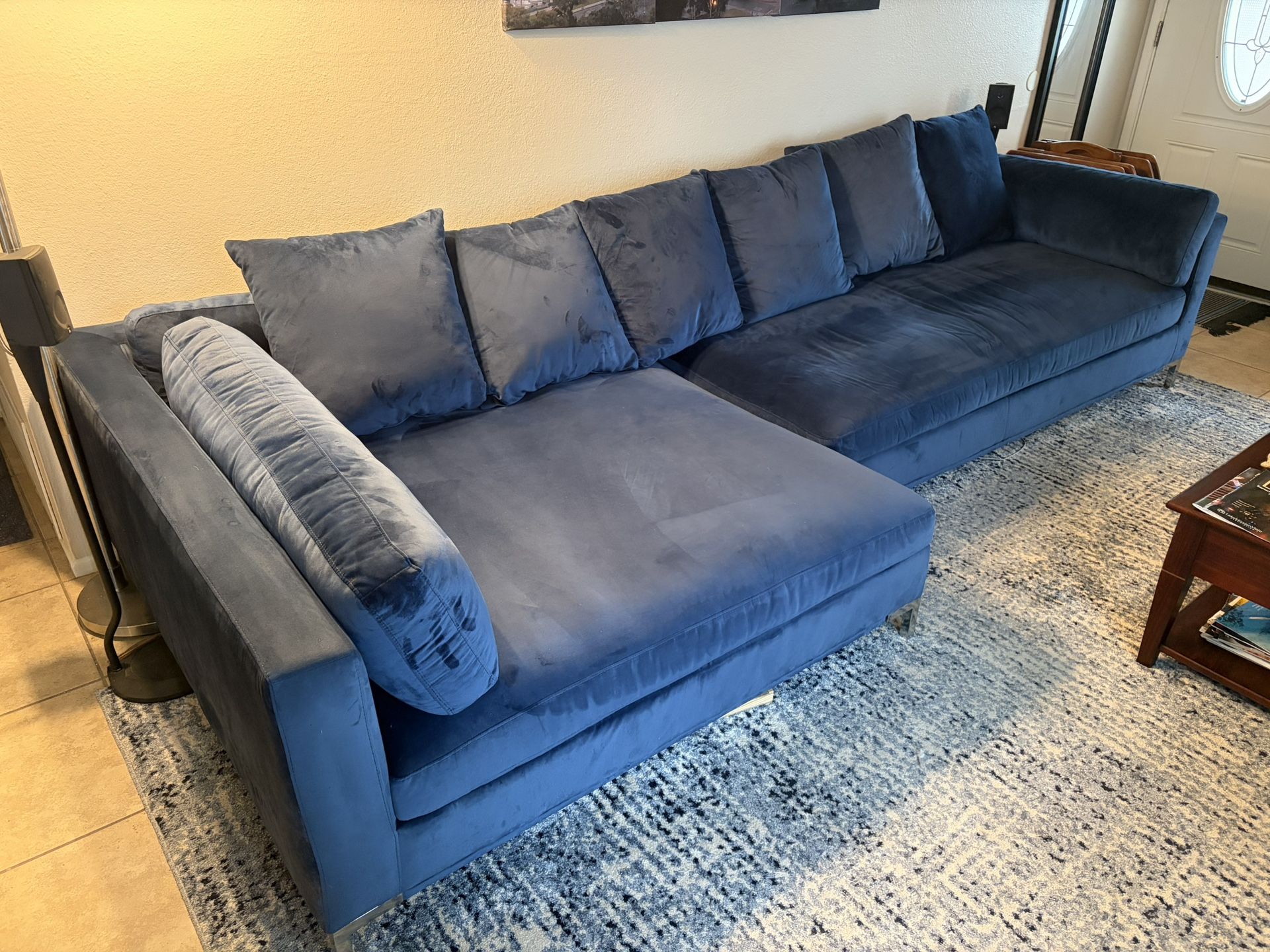 Velvet Sectional Couch