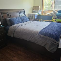 Queen Bedframe And Dresser