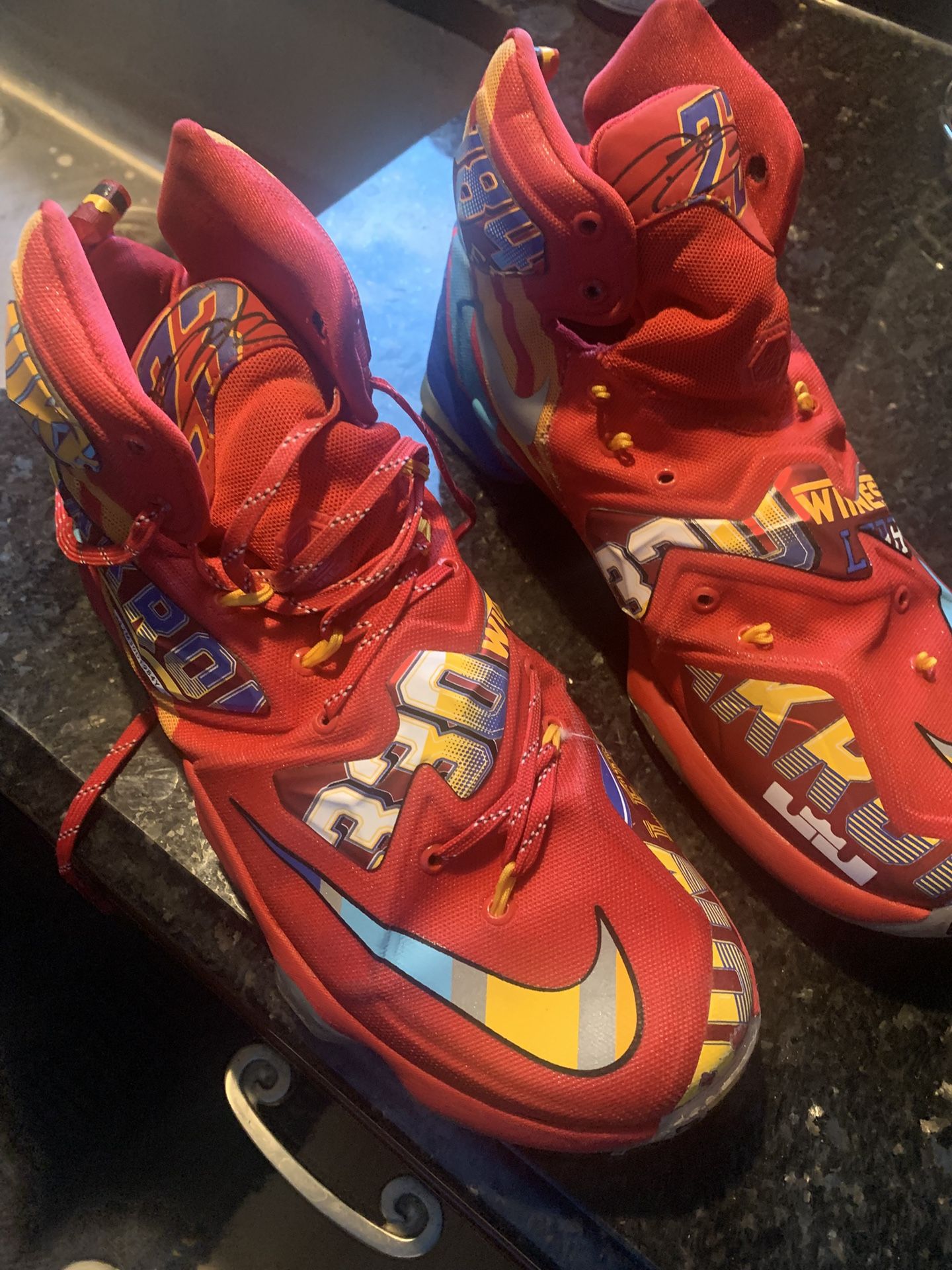 Rare Labron James Akron Shoes
