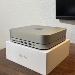 Apple Mac Mini M2 Pro 2023 (10-Core CPU, 512GB SSD) 16GB Silver + Satechi Hub