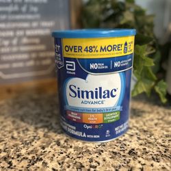 Unopened Similac Advance 