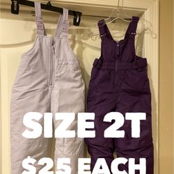 Snowsuits 2t Overoles Para La Nieve Talla 2