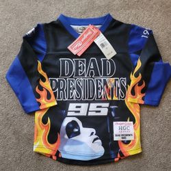 Dead Presidents Movie Men's Headgear Classics Premium Embroidered Hockey Jersey 