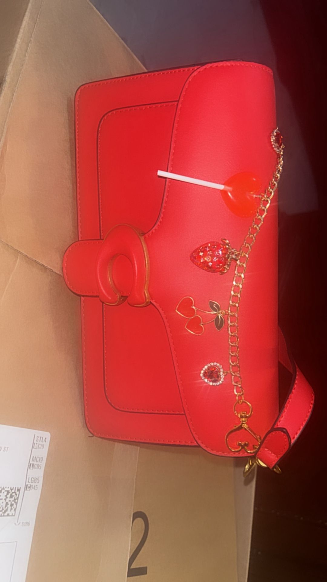 Red Coach Purse