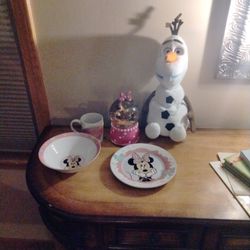 Minnie Mouse Musical Snow Globe And More
