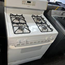 Hot Point 30”Wide Gas Range Stove In White