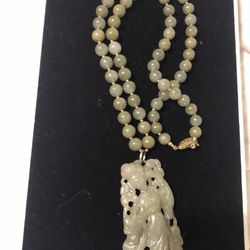 100% Authentic jade Chinese necklace 