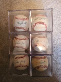 Autographed HOF Baseball