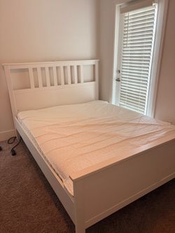 Queen Frame and Mattress