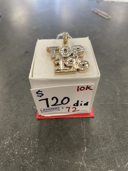 10k Diamond Pendant