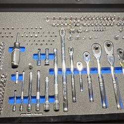 Husky Mechanics Tool Set with custom foam organizers