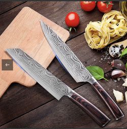 SANDEWILY Kitchen Knife Set,Professional Chef Knife Set