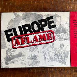 Europe Aflame - TSR Wargame of World War II - Complete  & Unpunched - 1989