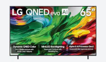 LG 65" QNED85A evo AI Mini-LED 4K Smart TV – BRAND NEW SEALED