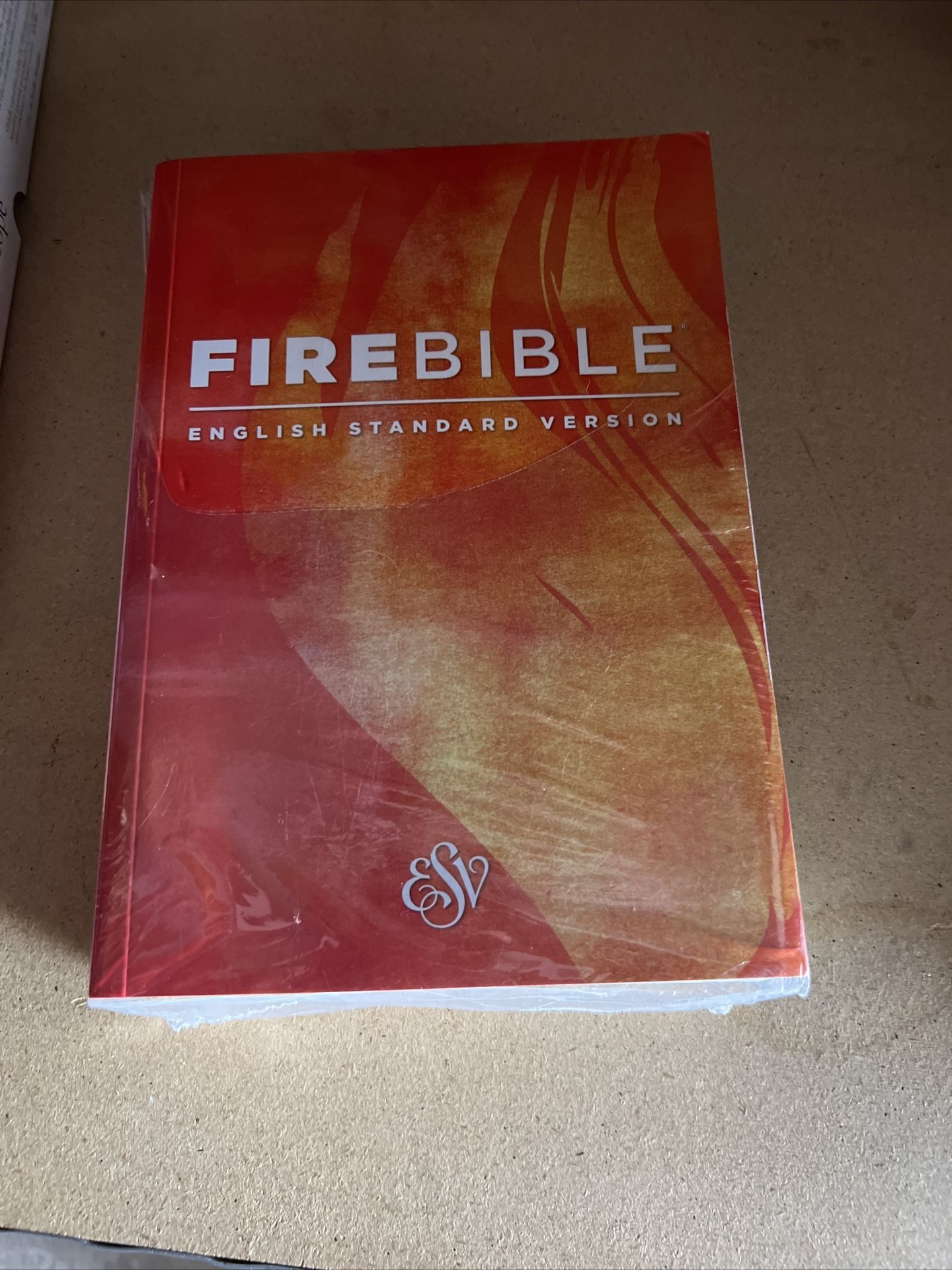 Fire Bible English Standard Version, ESV, Paperback, Crossway NEW IN PLASTIC