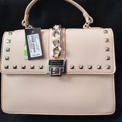 Badgley Mischka Chain Studded Top Handle