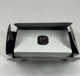 Balck Apple Watch Ultra 2 like new case and screen protector since day 1