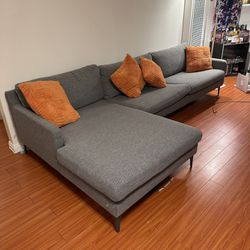 Big L Shape sofa with pillows  