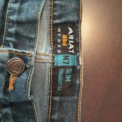 ARIAT  REBAR JEANS M7 SLIM STRAIGHT LEG SIZE 30/30