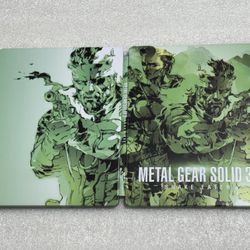 Metal Gear Solid 3 Snake Eater Custom made Steelbook/SteelUp Case PS2/PS3/Xbox