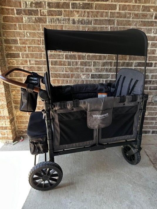 Wonderfold W4-Luxe Quad Stroller Wagon