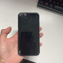 iPhone 11 with broken screen