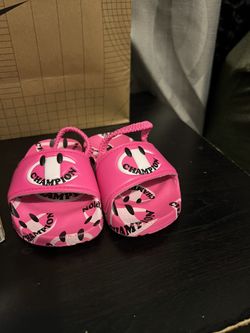 Champion Hot Pink Slides