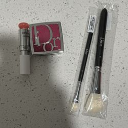 Dior Lipstick  And Brushes