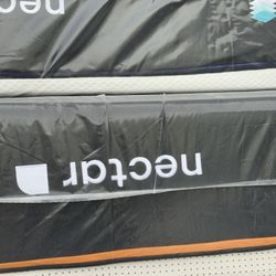 Queen Size Mattress Pillow Top New And Bed Frame 