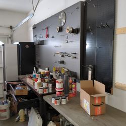 Tool Organizer Pegboard - Today And Tomorrow Pick Up Only. Give Me Your Best Offer!