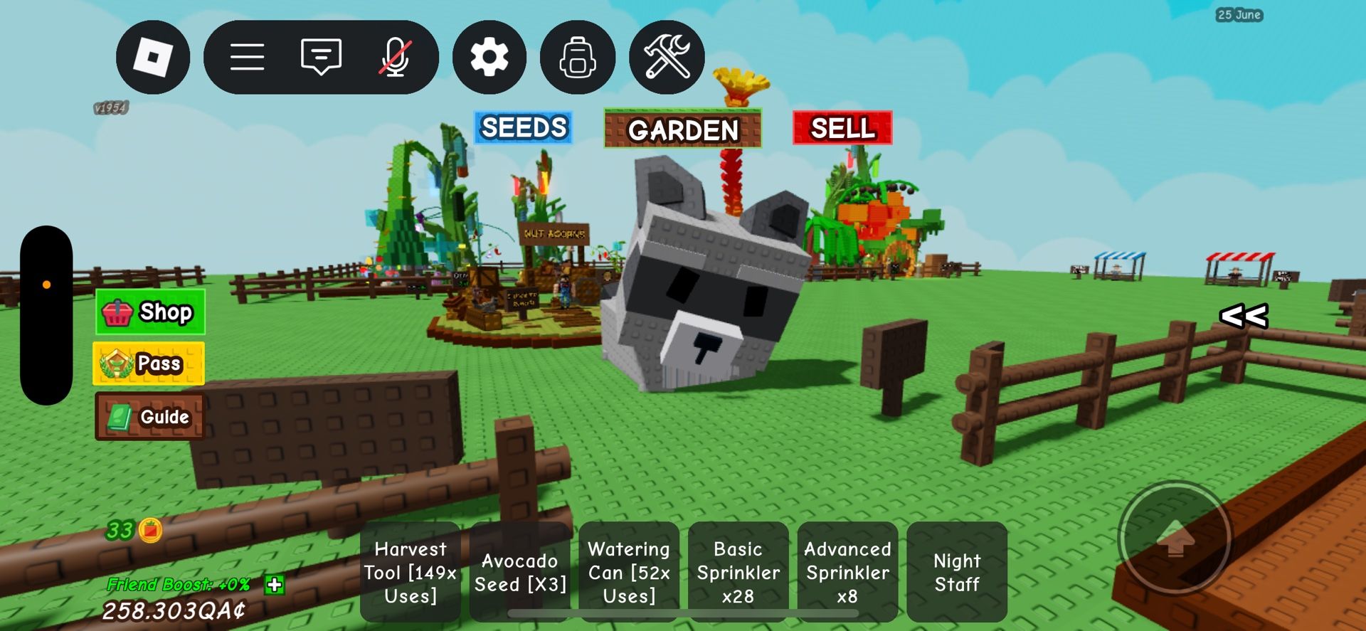 Mega Raccoon (grow A Garden)