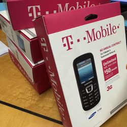 4 Phones T-Mobile Prepay No Contract Cell Phones Samsung T199 ( 4 Phones ). Best Deal!!!