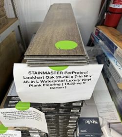 STAINMASTER PetProtect Lockhart Oak Waterproof Luxury Vinyl Plank Flooring