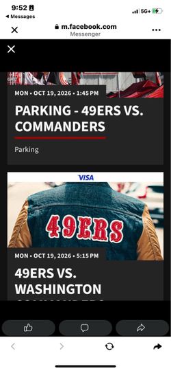 49ers 3 tickets  home opener SUNDAY +all games